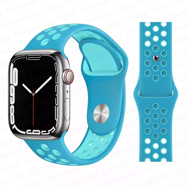 Signature Nike Apple Watch Silicone Sport Bands with Breathable Linings- for Selected Apple Watch 40mm Size - Super Savings Technologies Co.,LTD Signature Nike Apple Watch Silicone Sport Bands with Breathable Linings- for Selected Apple Watch 40mm Size - Super Savings Technologies Co.,LTD